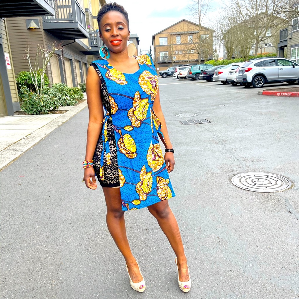 Apron Ankara dress